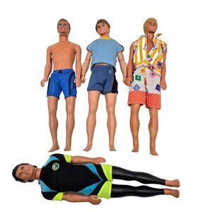 Ken Barbie Doll Lot PARTS ONLY 1981 All Star 1987 California Dream 1996 Ocean